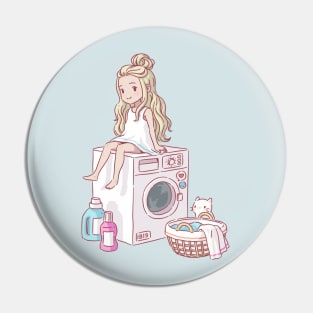 Laundry Day Pin