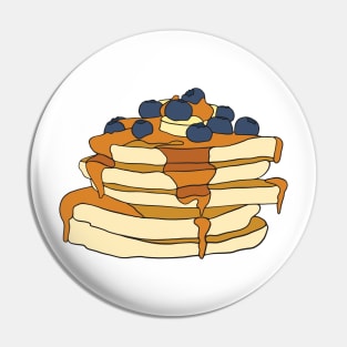 Syrup and Blueberry Pancakes Pin