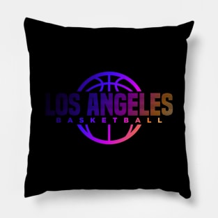 Los Angeles Basketball Pillow