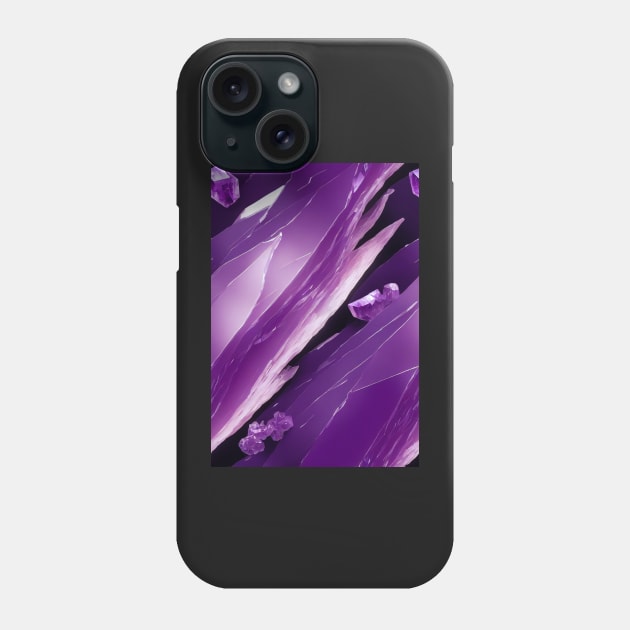 Jewel Pattern - Violet Amethyst, for a bit of luxury in your life! #12 Phone Case by Endless-Designs