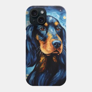 Gordon Setter Starry Night Phone Case