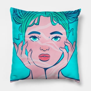 Underwater Girl Pillow