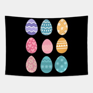 Eggstraordinary Easter: Adorable Illustrated Egg Stickers Tapestry