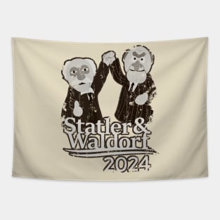 Statler and Waldorf For President 2024 - Vintage Tapestry