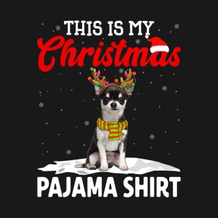 This Is My Christmas Pajama Chihuahua Dog T-Shirt