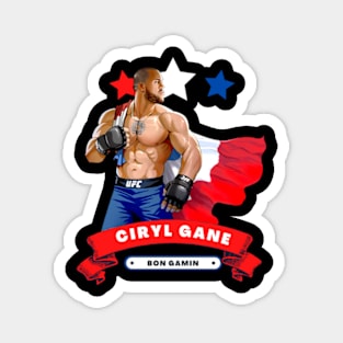 Cyril Gane Cartoon Magnet