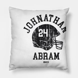 Johnathan Abram New Orleans Helmet Font Pillow