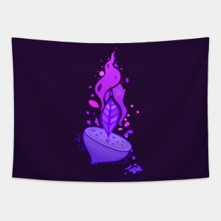 Purple doodle Tapestry