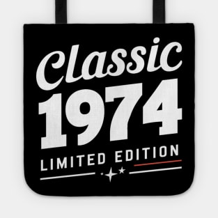 Classic 1974, 50th birthday Tote