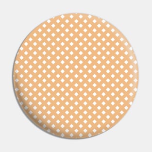 Orange Spring Geometric Pattern Pin