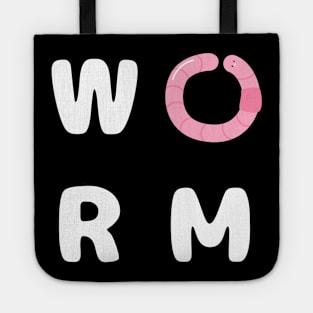 Cute Worm Farmer Vermiculture Tote