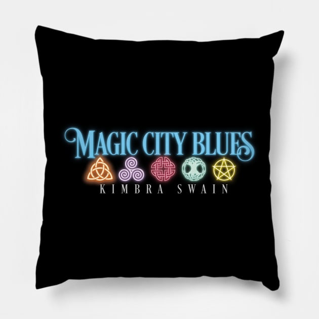 Magic City Blues Logos Pillow by KimbraSwain