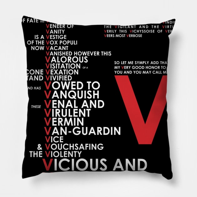 Vendetta Pillow by Insomnia_Project