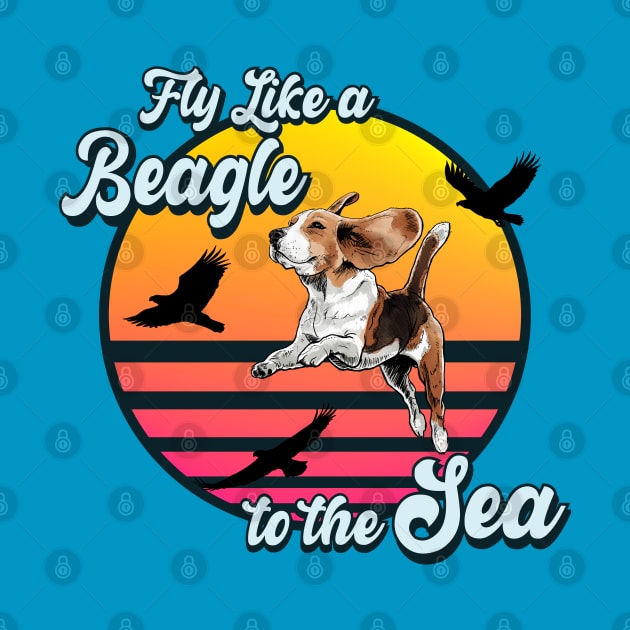 Fly Like a Beagle by aparttimeturtle