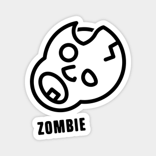 The Zombie - 1 Magnet