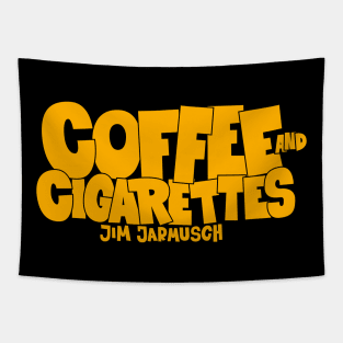 Coffee and Cigarettes Tribute - Cinematic Design - Jim Jarmusch Cult Movie Tapestry
