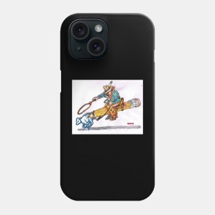 Pencil Calf Roping Phone Case