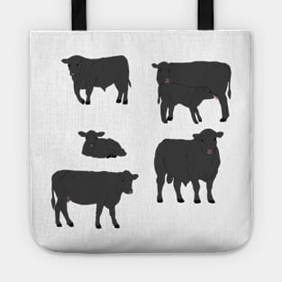 Angus Cattle Pack Tote