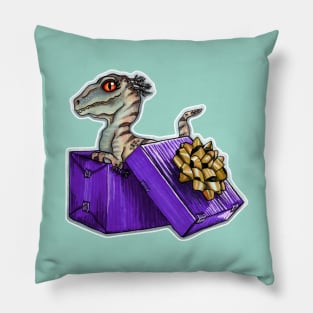 Raptor Present - Feathered V Pillow