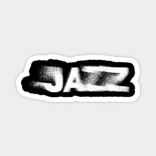 Jazz bold text Magnet