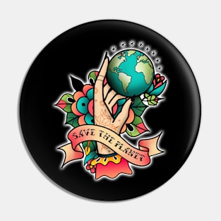 Save the Planet Pin