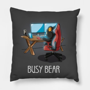 Busy Bear Pillow