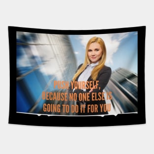 Success Motivational Quote Tapestry