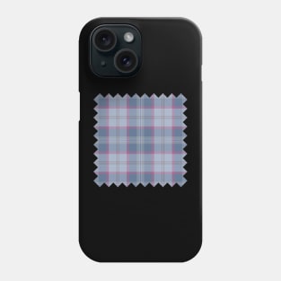 Pastel Blue and Pink Tartan Phone Case