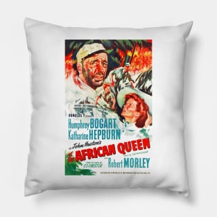 The African Queen UK Movie Poster Pillow