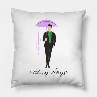 Rainy Days - Layover - V of BTS (Kim Taehyung) Pillow