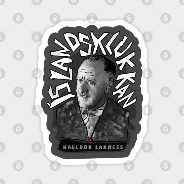 Halldor Laxness - The Bell of Iceland Magnet by Exile Kings 