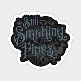 Stormy Victorian Still Smoking Pipes Magnet