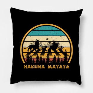 Hakuna Matata Vintage Road Pillow