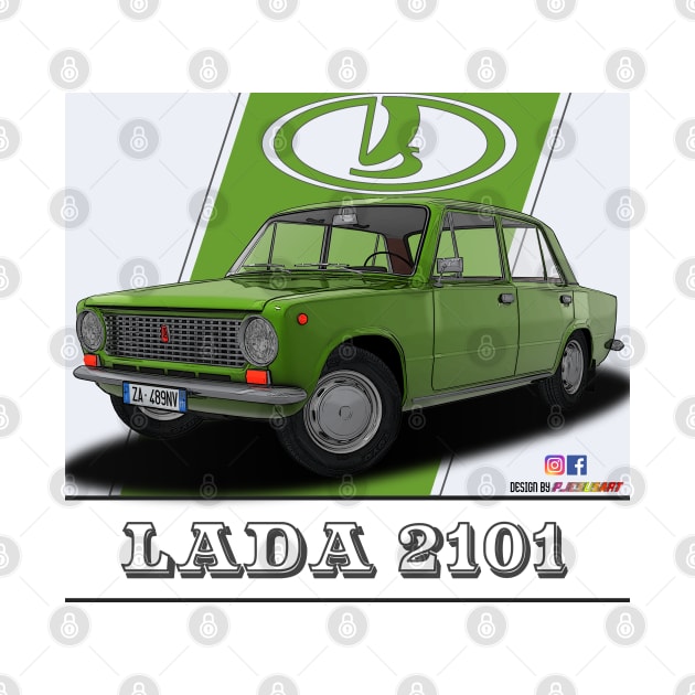 Lada 2101 1970 Green by PjesusArt