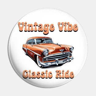 retro car vintage vibe classic ride Pin