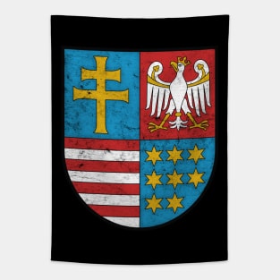 Holy Cross Voivodeship - Vintage Distressed Style Poland/Polish Eagle Tapestry