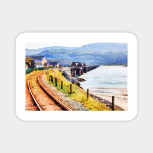 Barmouth Railway Line And Bridge Magnet