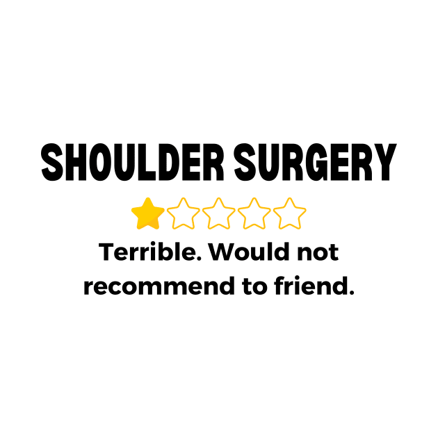 Shoulder Surgery Get Well Soon Recovery Gift by Haperus Apparel