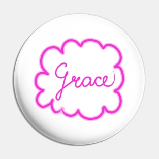 Grace. Female name. Pin