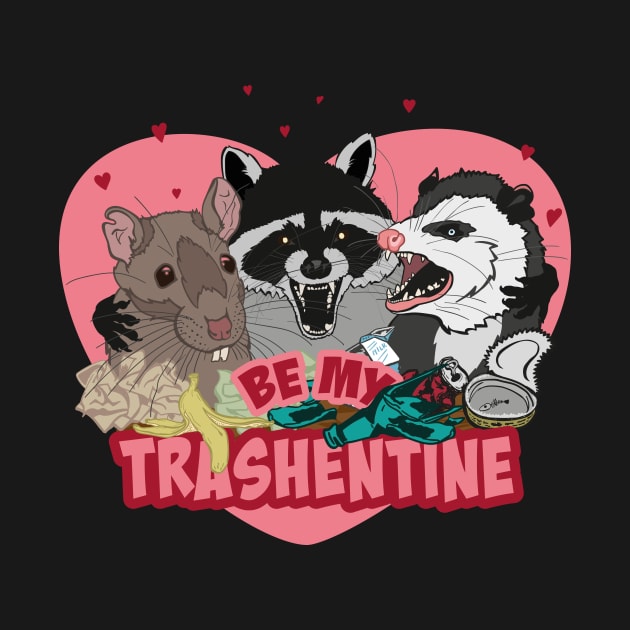 Be My Trashentine - Trash Gang - Valentine's Day by Xeire