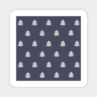 Christmas trees pattern Magnet