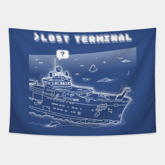 Lost Terminal Season 5.0 Tapestry by Lost Terminal