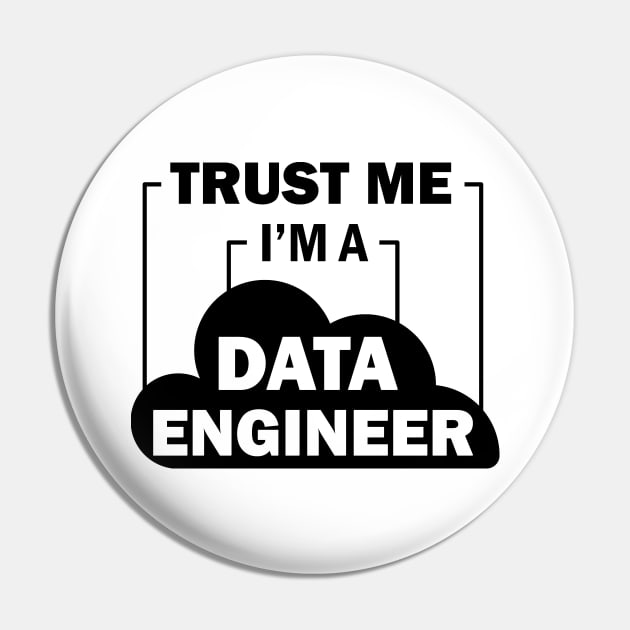 Data Engineer Data Science Pin by EQDesigns