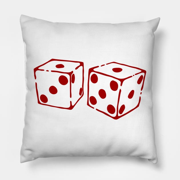 Dice Pillow by KickStart Molly