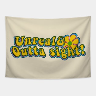 60s Retro Unreal Tapestry