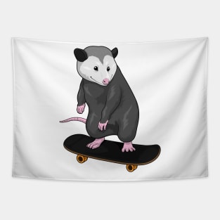 Opossum Skater Skateboard Tapestry