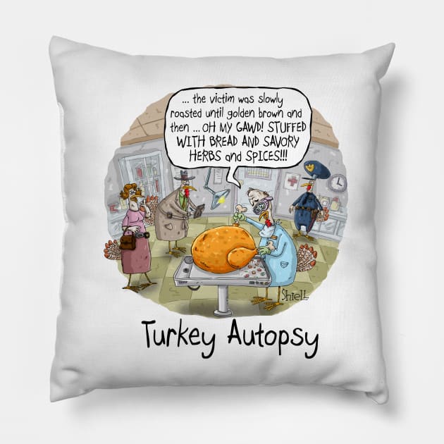 Turkey Autopsy Pillow by macccc8