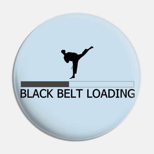 Black belt loading Pin by ChoiKwangDoSTORE