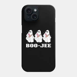 Boo Jee Spooky Season Cute Ghost Halloween Costume Boujee Phone Case