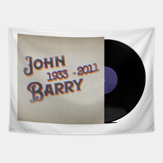 RETRO VINYL JOHN BARRY Tapestry by elSALMA